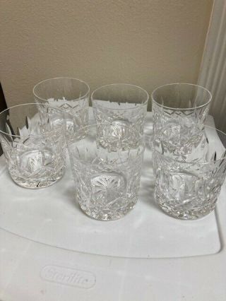 Set Of 6 Waterford Crystal Lismore 3 1/4 " 9 Oz Old Fashioned Tumblers