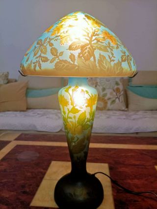 . Big Emile Galle Lamp