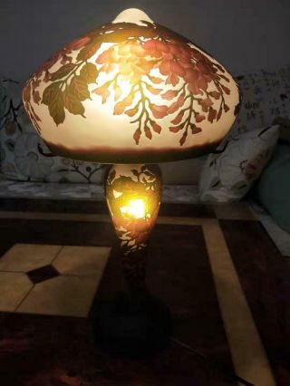 . Emile Galle Lamp