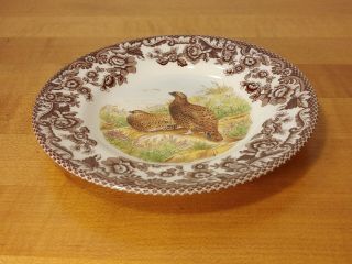 Spode Woodland Red Grouse 6 1/2 " Bread & Butter Plate
