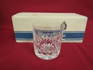 6 Waterford Crystal Lismore Old Fashioned 9 Oz 3 1/4 " Rocks Glass Tumblers