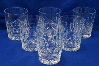 Waterford Lismore (6) Double Old Fashioned Glasses,  4 3/8 "