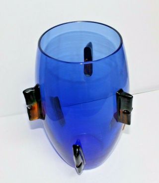 Signed Barovier Toso Mid Century Italian Murano Glass Vase 13 1/2 "
