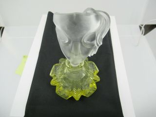 Bohemian Art Deco Cut - Glass Perfume Bottle