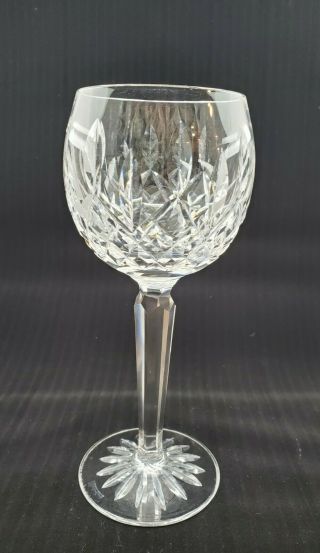 Waterford Crystal Ireland Lismore Set Of 6 Wine Hock Goblets 3