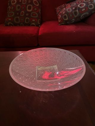 Lalique Crystal Bowl “ Signed”