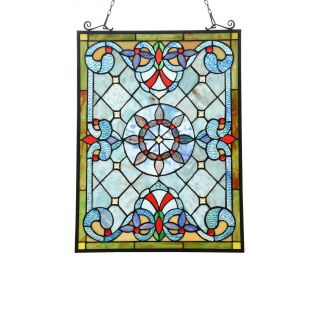 Lighting Anelisa Tiffany - Style Victorian Design Window Panel 18 " X 25 "