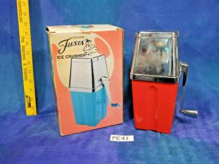 Vintage Hlc Fiesta Fiestaware Persimmon (?) Metal Ice Crusher,  Discontinued Pe41