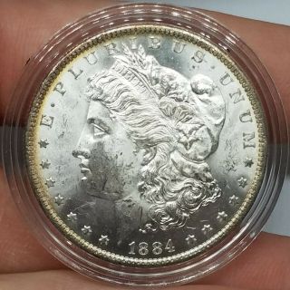 1884 - O Morgan Silver Dollar | Frosty Proof - Like Uncirculated 488