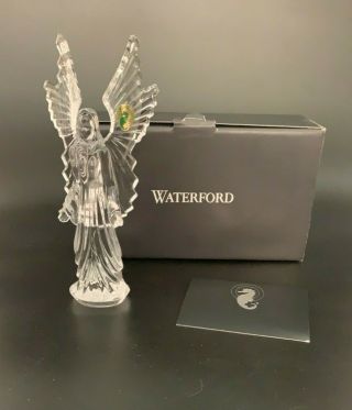 Waterford Crystal Angel Of Light 8 3/4 " Ornament Figurine Sculpture