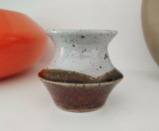 Vintage Ceramic Stoneware Art Pottery Vase Mid Century Modern Vessel Weed Pot