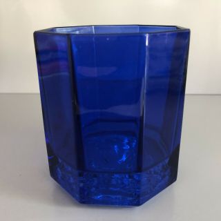 Versace Medusa Lumiere Rhapsody Blue Whiskey Glass Set Of 2 Whisky