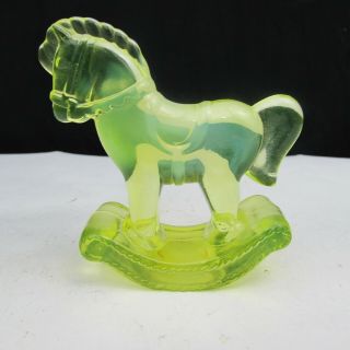 Fenton Topaz Opalescent Rosso Special Order Hobby Horse 1999 W319