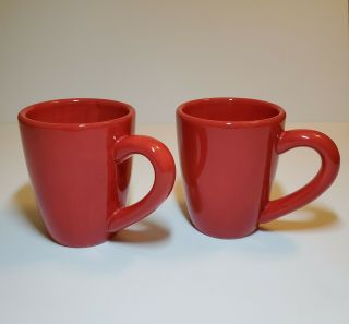 2 Tabletops Lifestyle Espana 4.  5 " Cherry Mug Cup Hand Painted Crafted Coffee Tea