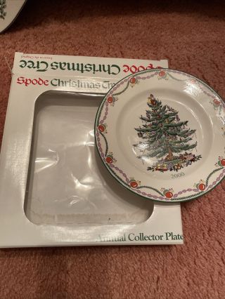 Vintage 2000 Spode Christmas Tree Annual Collector Plate 8 "