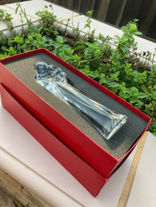 Baccarat Crystal Mother And Child Madonna Signed In Cushioned Box