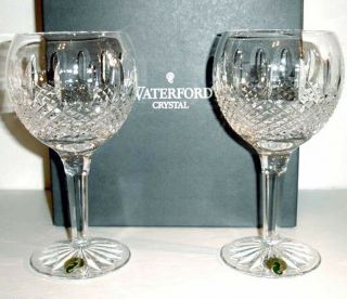 Waterford Glenmede Balloon Wine Juice Set Of 2 Crystal Glasses 114848