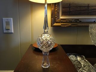 Waterford Crystal,  “lismore”christmas Tree Topper 10.  5 " H
