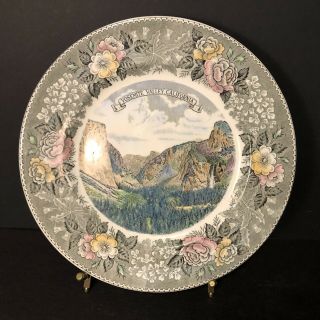 Jonroth Yosemite Valley Ca Staffordshire England 9 3/4 " Plate By Adams