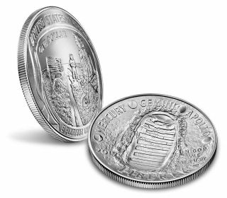 U.  S.  Apollo 11 50th Anniversary 2019 Uncirculated Silver Dollar
