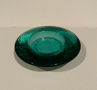 Fire And Light Recycled Glass Candle/wine Holder Green Color