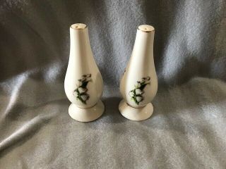 Vintage Lily Of The Valley Fine Arts Salt And Pepper Shaker 4.  5 " In Ex.  Cond.