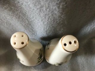 Vintage Lily of the Valley Fine Arts Salt and Pepper Shaker 4.  5 