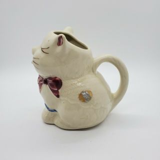 Vintage Shawnee Pottery Kitty Cat Puss And Boots Creamer Pitcher 2