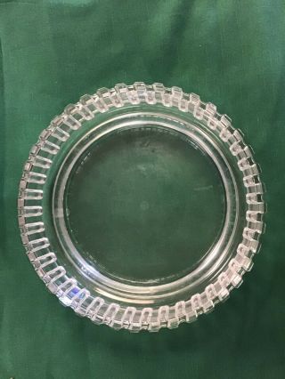 Baccarat Crystal Bowl,  Rotary Pattern,  9 1/2 Round,  2 " Deep