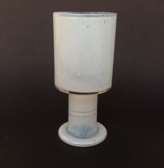 Kaj Franck For Nuutajarvi Notsjo White Glass Goblet Finland C1960 Mid Century