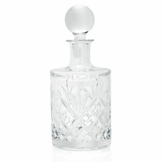 Waterford Crystal Woodmont 9.  5 " Hand - Finished 24 Oz Round Decanter In The Bo
