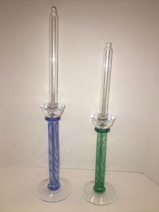 Kosta Boda Glass Pillar K Engmann Candle Holder