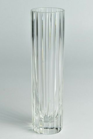 Baccarat Crystal Fluted Harmonie Bud Vase