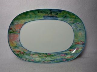 Villeroy & Boch China Summer Dreams Pattern Pickle Or Relish Dish - 8 " X 5 - 5/8 "