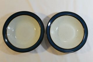 2x - Htf - Sango Rainbow Stoneware Mariana 652 Cereal Soup Bowls 7.  25 " Euc