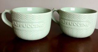 Set Of Signature Cappuccino Cups/mugs,  Collectible,  Gift