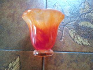 French Art Glass Goblet/vase In The Style Of Nancy,  Daum And Majorelle
