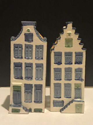 Vintage Elesva Delftware Ceramic Porcelain Canal House Delft Holland