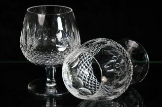 2 Waterford Crystal Colleen 5 1/8 " Brandy Snifter Glasses - Branded