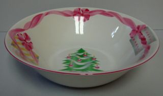 Sango Home For Christmas 9 - 1/2 " Round Vegetable Bowl Best More Items Available