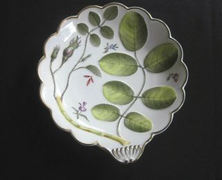 " The Blind Earl " By Royal Worcester - Shell Shaped Dish - Raised