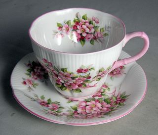 Royal Albert Bone China Blossom Time Series " Apple Blossom " Cup & Saucer Exc.