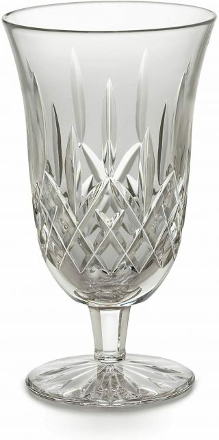 Waterford Crystal Lismore Footed Iced Beverage Glass " Nwt "