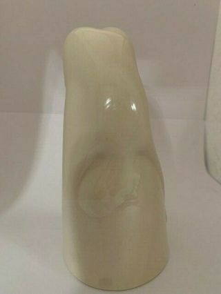Vintage Art Deco Porcelain Risque Nude Bottoms Up Shot Glasses
