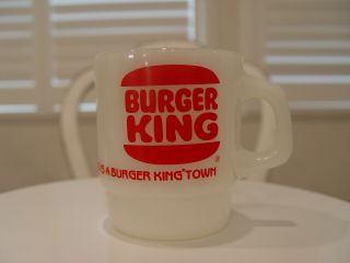 Fire - King This Is A Burger King Town Advertising Stackable Coffee Mug