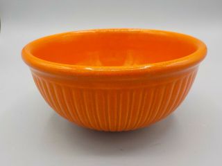 Vintage Red Wing Gypsy Trail 5 " Reed Small Nesting Mixing Bowl Orange