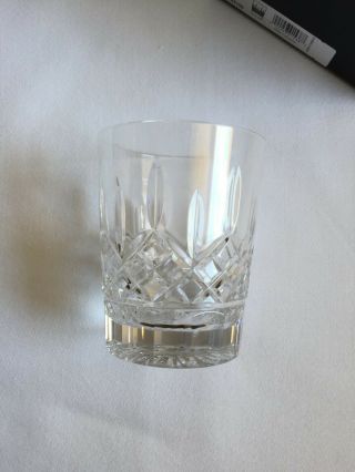 Waterford Crystal Lismore Old Fashioned Glass12 Oz Tumbler 4.  3/8 " Set Of 2