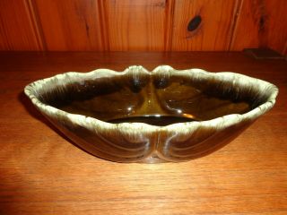 Hull Brown Drip Console Bowl F77 Raw Umber