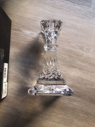 Waterford Crystal Lismore 6” Candlestick Holders Set Of 2