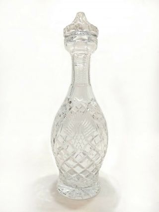 Vintage Waterford Crystal " Shannon Jubilee " Wine Decanter W/ Stopper Irish Glass